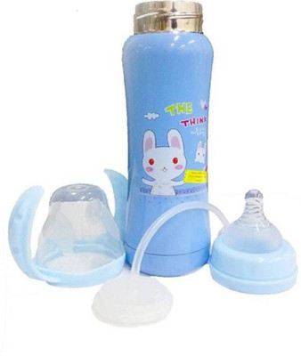 

Croox 240ML Thermal Insulation Stainless Steel Baby Feeding Bottle - 240 ml(Light Blue)