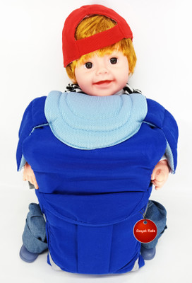 

Aayat Kids SmartBuy Rich Blue Strong 02 Baby Carrier(Blue, Front Carry facing in)