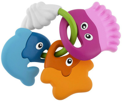

Chicco Gums Rubbing Fishes Rattle(Multicolor)