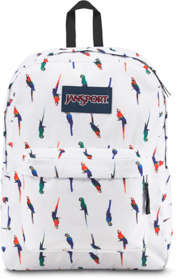 

JanSport Superbreak 25 L Backpack(White), Macaws