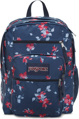 

JanSport Big Student 34 L Backpack(Blue), Navy sweet blossom