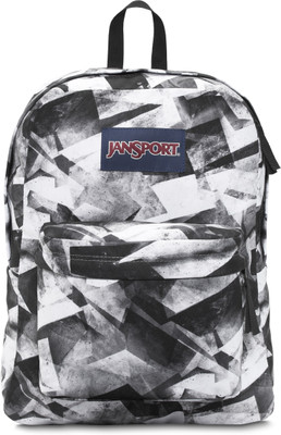 

JanSport Superbreak 25 L Backpack(Black, White), Shady grey shadow angles