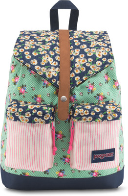 

JanSport Madalyn 24 L Laptop Backpack(Multicolor), Ditzy patchwork