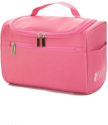 

Honestystore Multifunction Zipper Toiletry Bags Travel Organizer Wash Storage Bags Makeup Bags Cosmetic Case – Pink Color Waterproof Multipurpose Bag(Pink, 8 L)