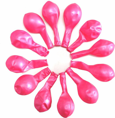 

Kraft Zine Solid Pack of 250 Metallic Pink Colour Balloon Balloon(Pink, Pack of 250)