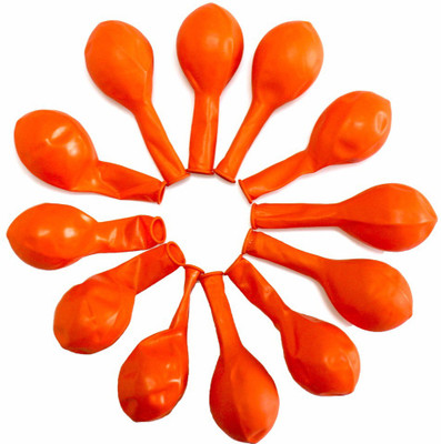 

Kraft Zine Solid Pack of 250 Metallic Orange Colour Balloon Balloon(Orange, Pack of 250)