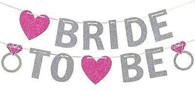 

PARTY PROPZ Bride to Be Banner / bachelorette party props for bride / bride to be props / bachelorette decoration / bride to be banner Banner(10 ft, Pack of 1)