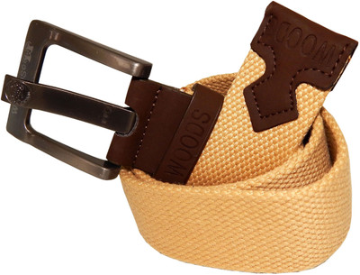 

WOODS Men Formal, Casual Tan Canvas, Fabric, Synthetic Belt