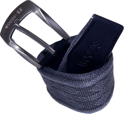 

WOODS Men Formal, Casual Grey Canvas, Fabric, Synthetic Belt