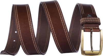 

VENER FABICA Men Casual, Evening, Formal, Party Brown Genuine Leather Belt
