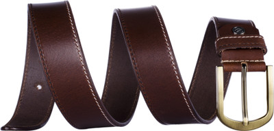 

VENER FABICA Men Casual, Evening, Formal, Party Brown Genuine Leather Belt