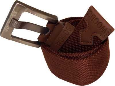 

WOODS Men Formal, Casual Brown Canvas, Fabric, Synthetic Belt