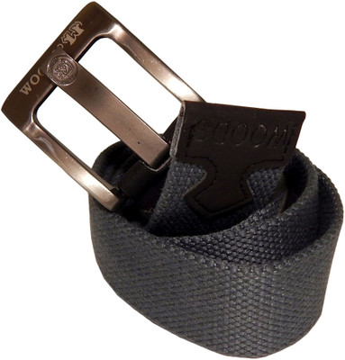 

WOODS Men Formal, Casual Grey Canvas, Fabric, Synthetic Belt
