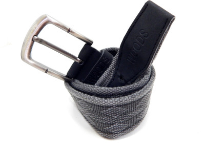 

WOODS Men Formal, Casual Grey Canvas, Fabric, Synthetic Belt