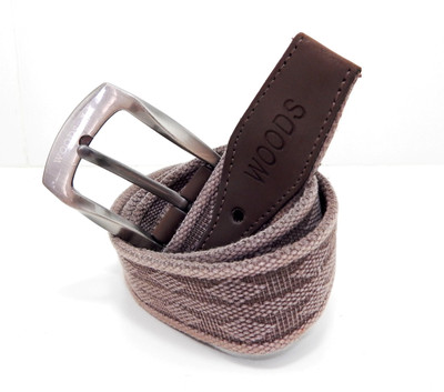

WOODS Men Formal, Casual Brown Canvas, Fabric, Synthetic Belt