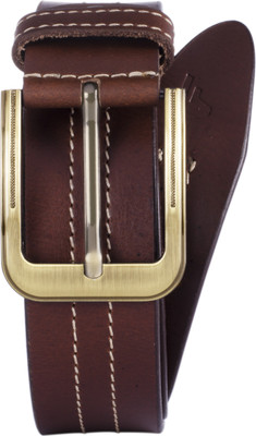 

VENER FABICA Men Casual, Evening, Formal, Party Brown Genuine Leather Belt