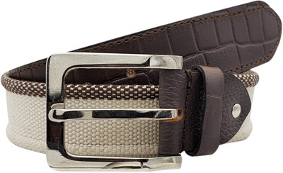 

Baluchi Men Casual White Canvas Belt