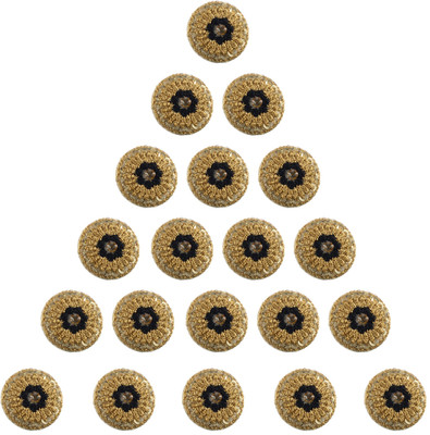 

Fabric and Lace BT070D Metal Buttons(Pack of 20)