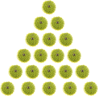 Fabric and Lace BT080G Metal Buttons(Pack of 20)