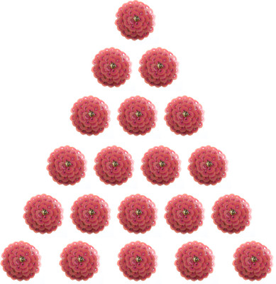 

Fabric and Lace BT080A Metal Buttons(Pack of 20)