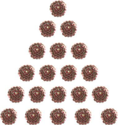 

Fabric and Lace BT080B Metal Buttons(Pack of 20)