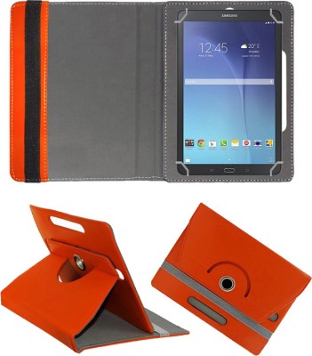 Fastway Flip Cover for Samsung Galaxy Tab E 9.6 inch(Orange, Cases with Holder)