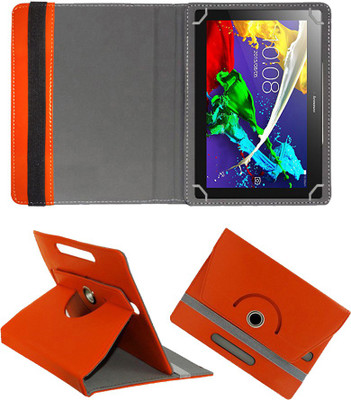 Fastway Flip Cover for Lenovo Tab 2 A10-70(Orange, Cases with Holder)