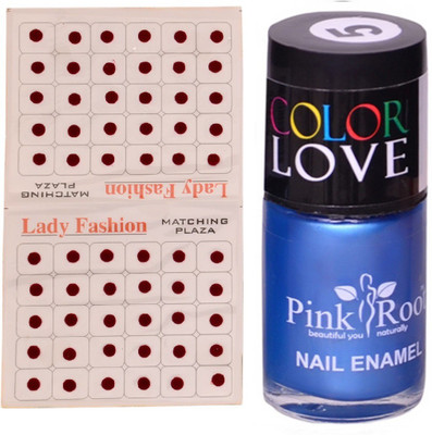 

Pink Root Nail Polish No. 05 (15ml) Lady Fashion No. 12 Maroon Bindi(Set of 2)