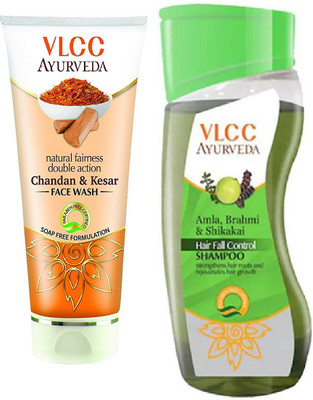 

VLCC Snigdha face wash 100gm + Chandan & kesar face wash 100ml(Set of 2)