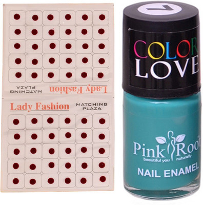 

Pink Root Nail Polish No. 07 (15ml) Lady Fashion No. 12 Maroon Bindi(Set of 2)