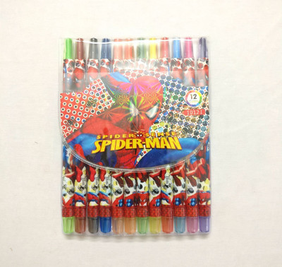 

Shopkooky Spiderman Colorful Car Twistup Rolling Crayons Pen For Kids Stylish And Attractive Perfect For Gifting Purpose Return Gifts For Kids Birthday In Bulk (Pack Of 12 Colors)(Multicolor)