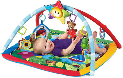 

FLAME BABY PLAY GYM WITH MOSQUITO NET(Multicolor)