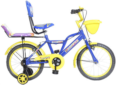 

Mustang® Princess Bike For Kids Of Age 2-5Yrs Blue&Yellow 16 T Recreation Cycle(Single Speed, Multicolor)
