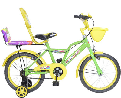 

Mustang® Princess Bike For Kids Of Age 2-5Yrs Green&Yellow 16 T Recreation Cycle(Single Speed, Multicolor)