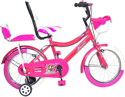 

Mustang® Champion Bike For kids Of Age 2-5Yrs Pink&White 16 T Recreation Cycle(Single Speed, Multicolor)