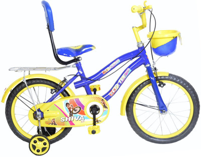 

Mustang® Momstar Jenny Bicycle For Kids Of Age 2-5Yrs Blue&Yellow 16 T Recreation Cycle(Single Speed, Multicolor)