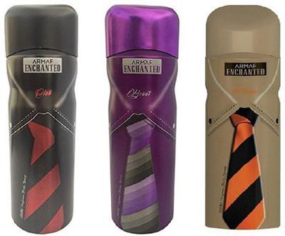 

Armaf Enchanted Club + Enchanted Beaut + Enchanted Prime Body Spray - For Men & Women(200 ml, Pack of 3)