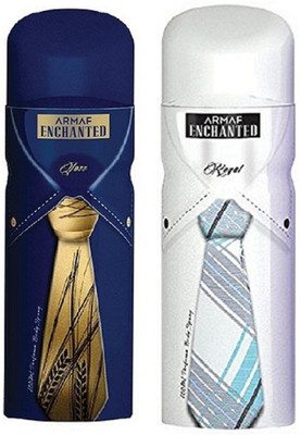 Armaf Enchanted Jazz + Royal Body Spray - For Men & Women(200 ml, Pack of 2) Flipkart