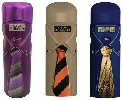 

Armaf Enchanted Beaut + Enchanted Prime + Enchanted Jazz Body Spray - For Men & Women(200 ml, Pack of 3)