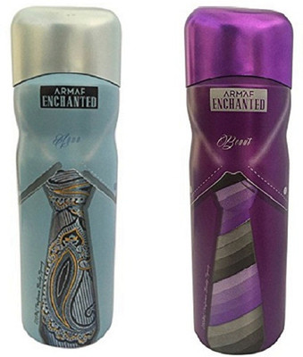 

Armaf Enchanted Aqua + Beaut Body Spray - For Men & Women(200 ml, Pack of 2)