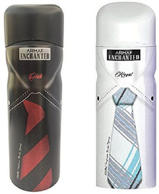 

Armaf Enchanted club + Enchanted Royal Body Spray - For Men & Women(200 ml, Pack of 2)