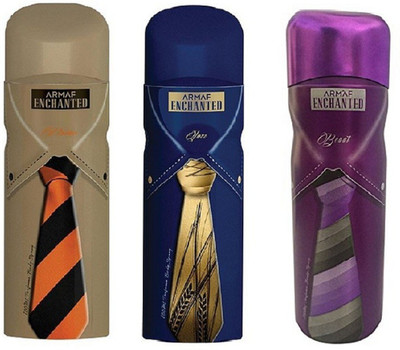 

Armaf Enchanted Prime + Jazz + Beaut Body Spray - For Men & Women(200 ml, Pack of 3)