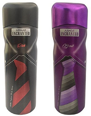 

Armaf Enchanted club + Enchanted Beaut Body Spray - For Men & Women(200 ml, Pack of 2)