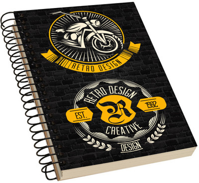 

GRYTA A5 Notebook(Vintage Acrylic Notebook, Multicolor)