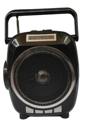 CRETO high sound sl610 fm radio with sd/usb , aux in, side powerfull led torch FM Radio(Black) at flipkart