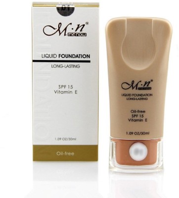 Menow Oil Free Log Lasting Liquid Foundation(Ivory, 30 ml)