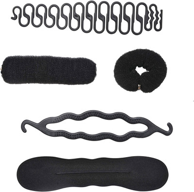 

BELLA HARARO 5Pc. Set Hair accessories Hair Accessory Set(Black)