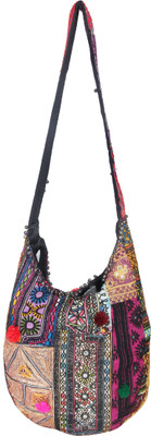 

jaipurtextilehub Shoulder Bag(Black)