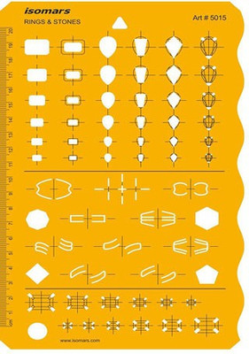 

Isomars Ring & Stones Jewelry Design Template(Pack of 1)