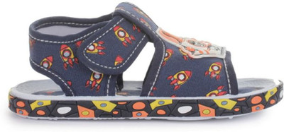 

Liberty Girls Velcro Flats(Blue, Navy blue